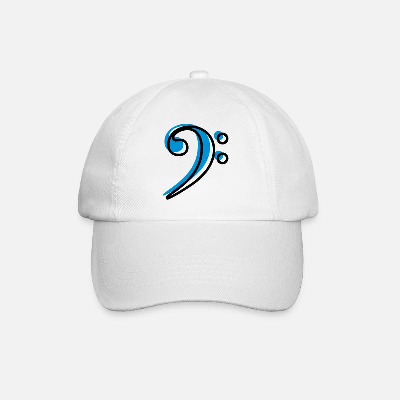 À basse - Casquette classique - blanc/blanc