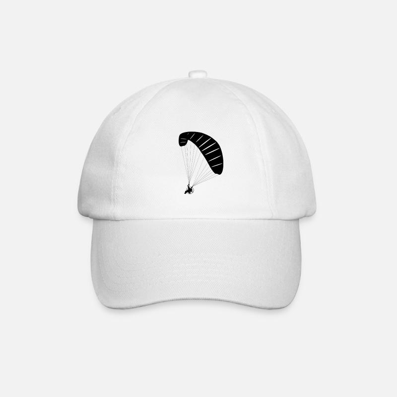 Motor Paraglider - Baseballkappe - Weiß/Weiß