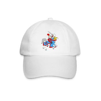 Boy Knight on a Horse - Casquette classique - blanc/blanc - Devant