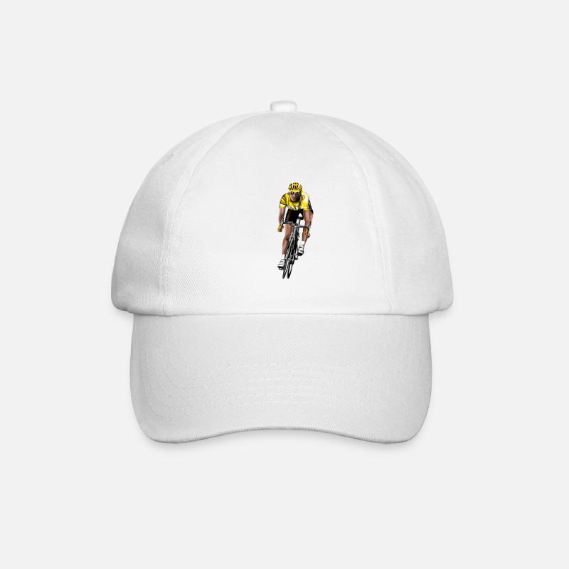 vélo de course - Casquette classique - blanc/blanc