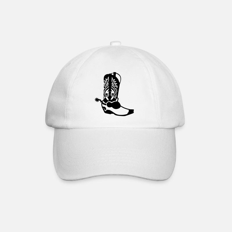 cowboy - Baseballkappe - Weiß/Weiß