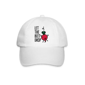 Let the beet drop - Casquette classique - blanc/blanc - Devant