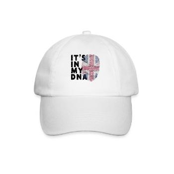 C'est dans mon ADN en Angleterre - Casquette classique - blanc/blanc - Devant