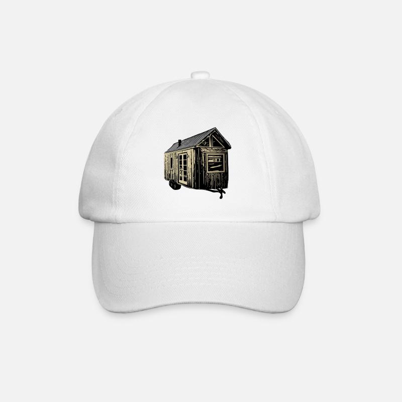 Tiny House - Baseballkappe - Weiß/Weiß
