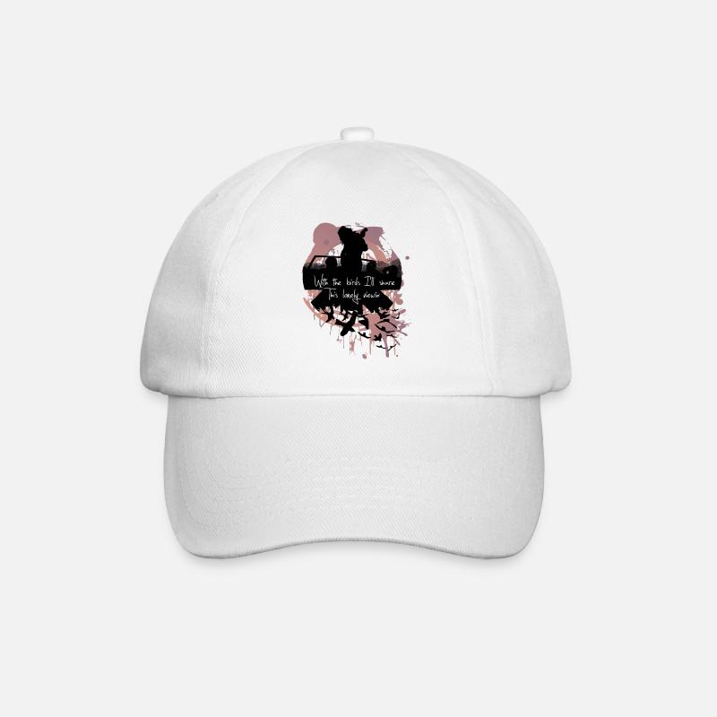 RHCP Splat - Baseballkappe - Weiß/Weiß