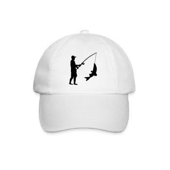 angler - Baseballkappe - Weiß/Weiß - Vorne