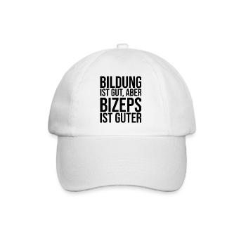Funny sayings gift at gym fitness - Baseball Cap - white/white - Front