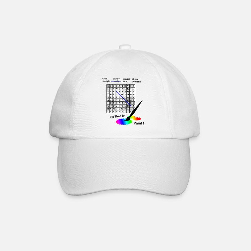 Rätsel auf Dir - Baseballkappe - Weiß/Weiß