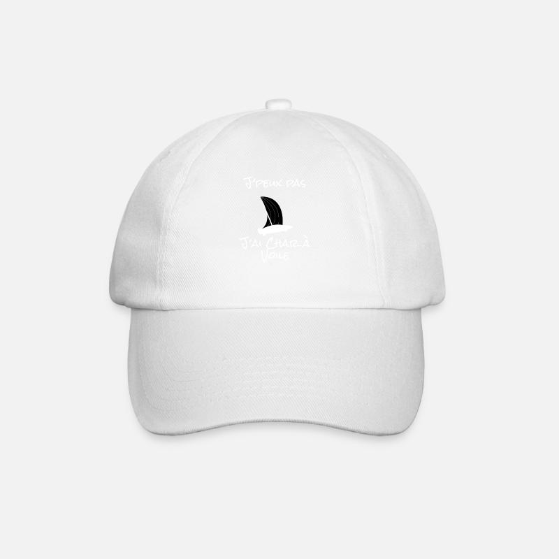 J'peux pas j'ai Char à voile - Casquette classique - blanc/blanc