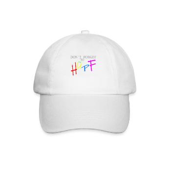 don’t forget to saut pour fond lumineux - Casquette classique - blanc/blanc - Devant