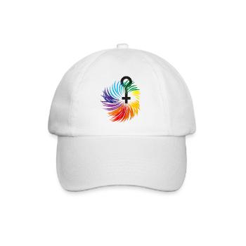 Frauenrechte mit Regenbogenfarben - Baseballkappe - Weiß/Weiß - Vorne