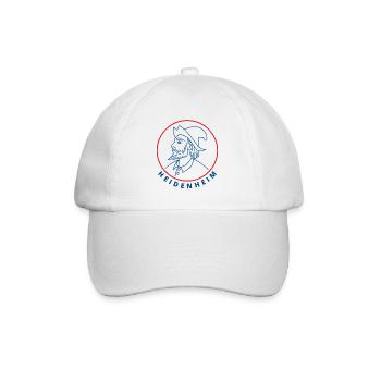 Heidenheimer Heidekopf - Baseballkappe - Weiß/Weiß - Vorne