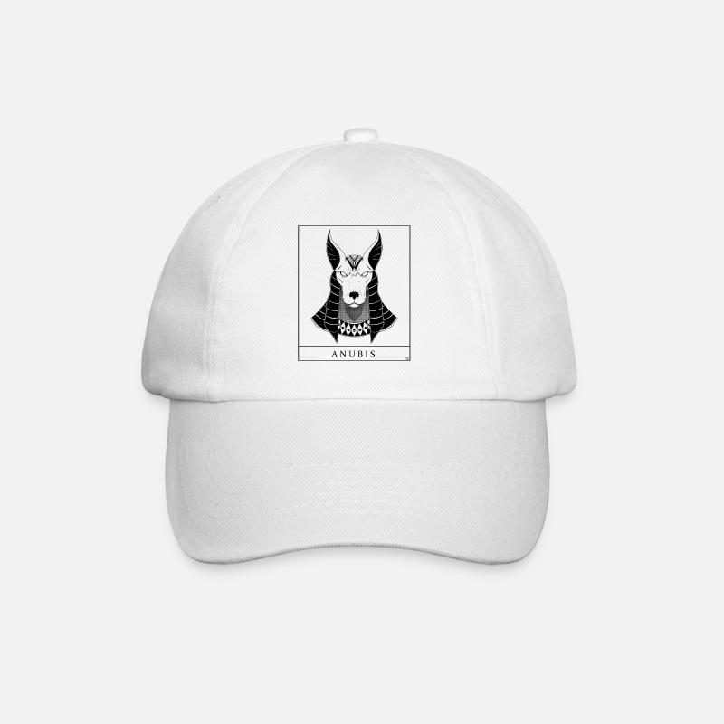 Anubis – Der Wächter des Jenseits - Baseballkappe - Weiß/Weiß