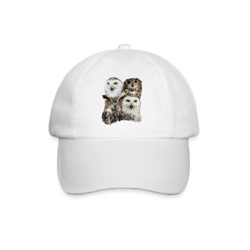 Owls - Baseball Cap - white/white - Front