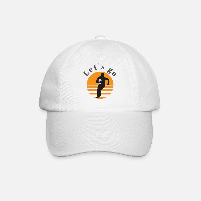 Rugby - Baseballkappe - Weiß/Weiß