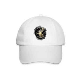 golden stag / king of the forest / costume / hunting - Baseball Cap - white/white - Front