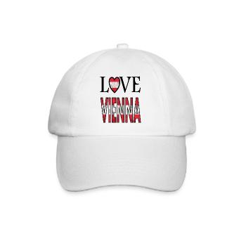 the City of Vienna Austria born in Vienna gift - Baseball Cap - white/white - Front