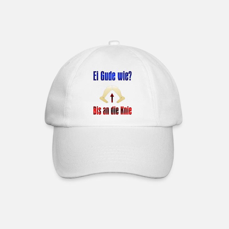 Ei Gude wie - Baseballkappe - Weiß/Weiß