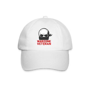 Warzone Veteran COD - Baseball Cap - white/white - Front