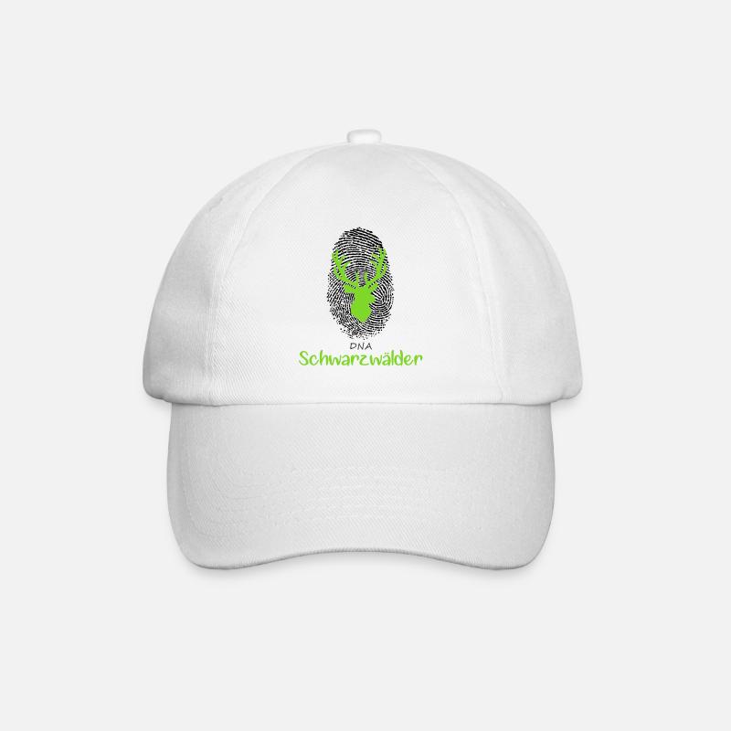 ADN Schwarzwälder Empreinte avec cerf - Casquette classique - blanc/blanc