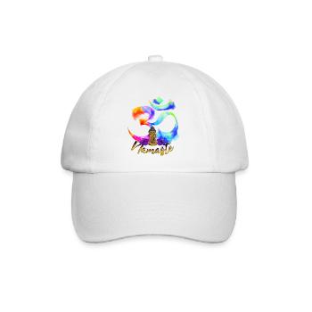 Namaste Bow Iris Buddha - Baseball Cap - white/white - Front