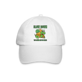 turtle sea turtle testudinata animal - Baseball Cap - white/white - Front