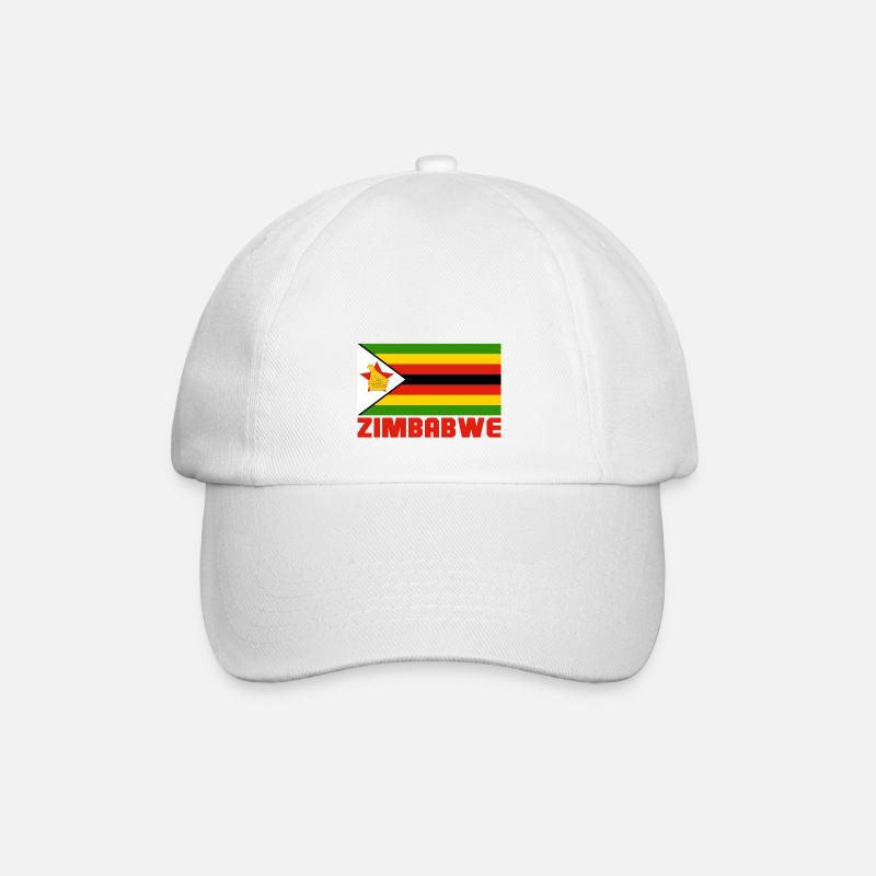 Zimbabwe - Casquette classique - blanc/blanc