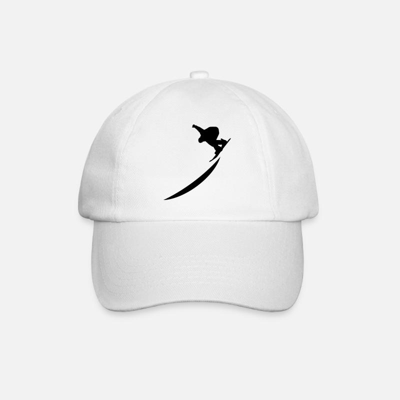 Snowboard Snowboarder - Casquette classique - blanc/blanc