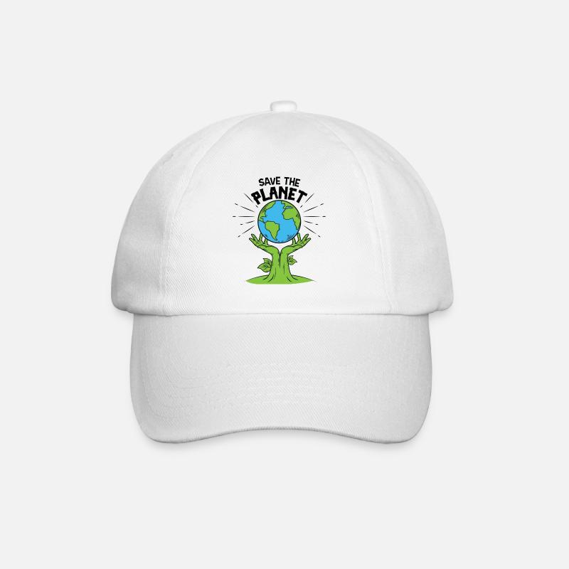 Save the planet - Casquette classique - blanc/blanc