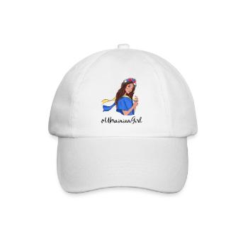#UkrainianGirl - Casquette classique - blanc/blanc - Devant