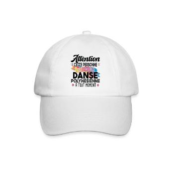 Danse Polynésienne Polynésie Cadeau Danseuse - Casquette classique - blanc/blanc - Devant