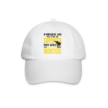 Cadeau rugby supporters Montois mont de marsan SM - Casquette classique - blanc/blanc - Devant