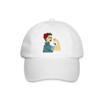 FEMMES FORTES - Casquette classique - blanc/blanc - Devant
