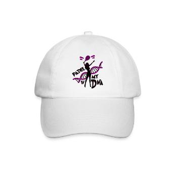 padel padel-tennis padel-fille paddel padel-adn - Casquette classique - blanc/blanc - Devant