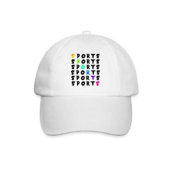 | sportive | de remise en forme | sportive coloré - Casquette classique - blanc/blanc - Devant