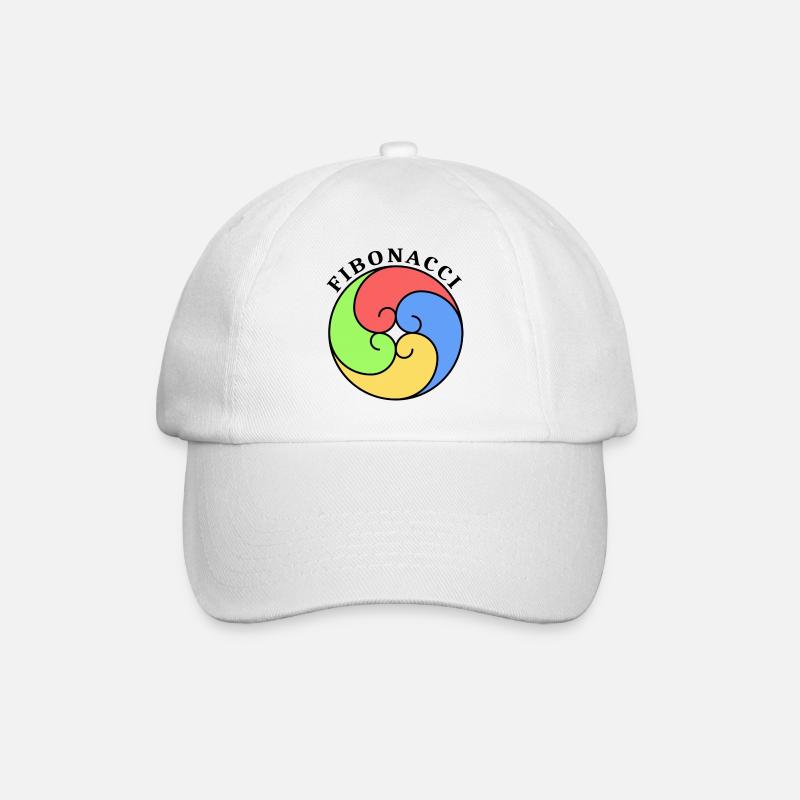 Fibonacci - Baseball Cap - white/white