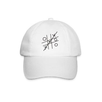 Tic Tac Toe - Baseball Cap - white/white - Front