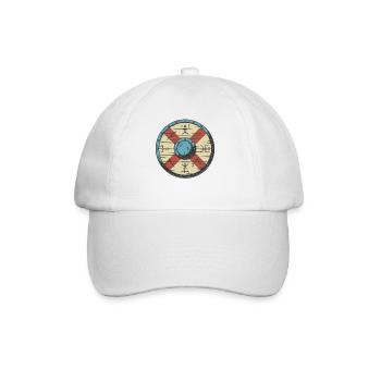 Viking Shield - Baseball Cap - white/white - Front
