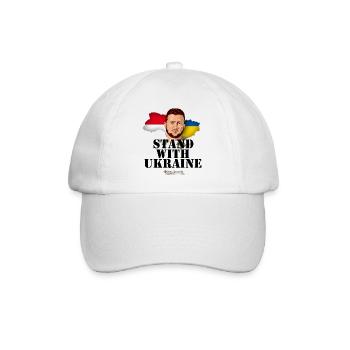 Ukraine Monaco T-Shirt - Casquette classique - blanc/blanc - Devant
