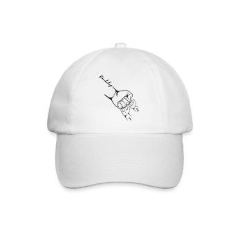 Custom Dad 2 Child Personalized - Baseball Cap - white/white - Front