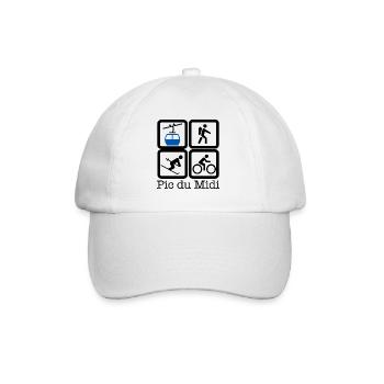 Pic du Midi - Casquette classique - blanc/blanc - Devant