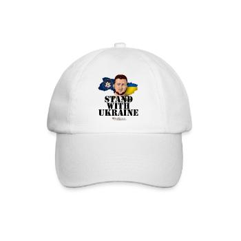 Ukraine Zelensky Utah - Baseball Cap - white/white - Front