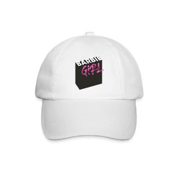 Barbie Girl Schriftzug - Baseballkappe - Weiß/Weiß - Vorne