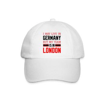 London - Baseballkappe - Weiß/Weiß - Vorne