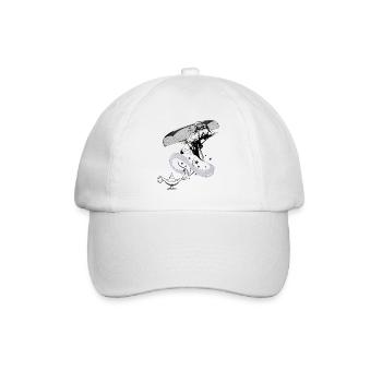 Vol en parapente à lampe magique - Casquette classique - blanc/blanc - Devant
