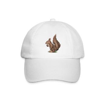 Écureuil - Casquette classique - blanc/blanc - Devant