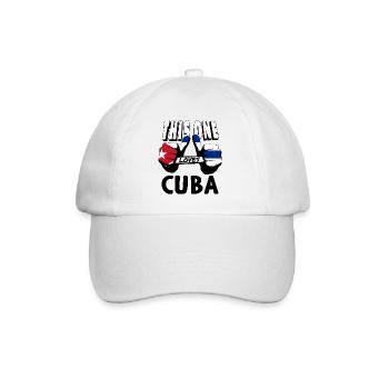 Drapeau de Cuba Caraïbes Vacances Cuba Voyage La Havane - Casquette classique - blanc/blanc - Devant