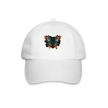 Gliding Butterfly - Baseball Cap - white/white - Front