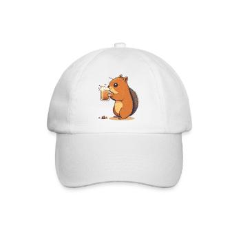 Écureuil doux à la bière - Casquette classique - blanc/blanc - Devant