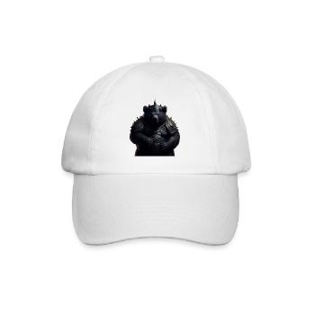 WIKINGER BERSERKER BÄR I VIKINGS - Baseballkappe - Weiß/Weiß - Vorne